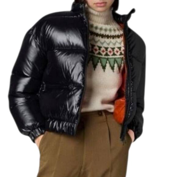 SAVE THE DUCK Shira Puffer Jacket Bomber Coat Off White Warm Plumtech Down - Picture 13 of 14